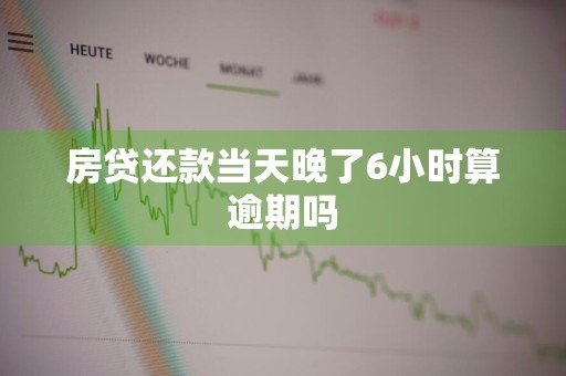 房贷还款当天晚了6小时算逾期吗