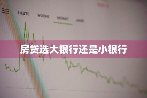 房贷选大银行还是小银行