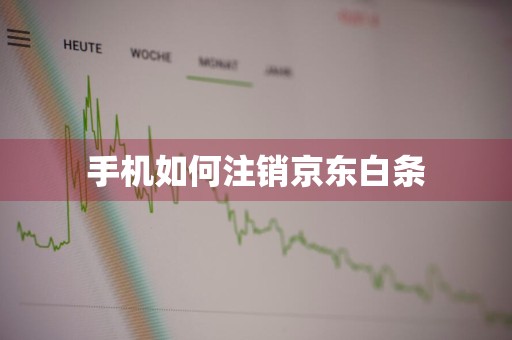 手机如何注销京东白条