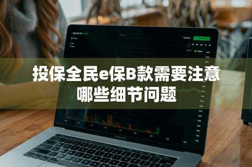投保全民e保B款需要注意哪些细节问题