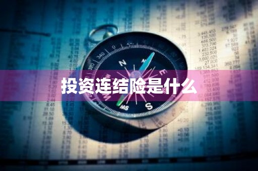 投资连结险是什么