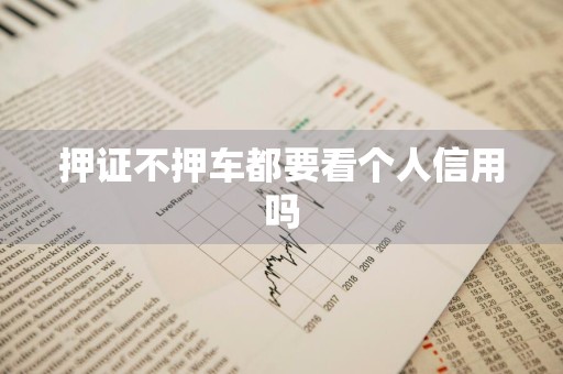 押证不押车都要看个人信用吗
