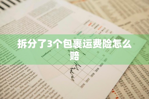 拆分了3个包裹运费险怎么赔