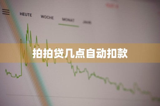 拍拍贷几点自动扣款