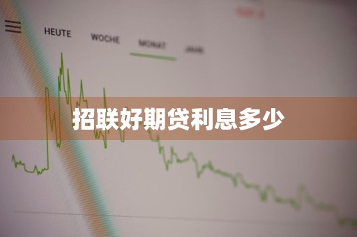 招联好期贷利息多少