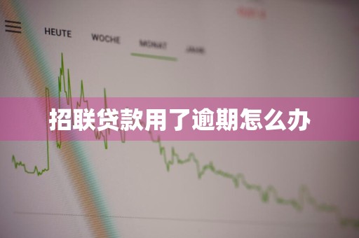 招联贷款用了逾期怎么办