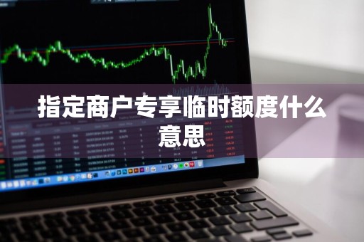 指定商户专享临时额度什么意思