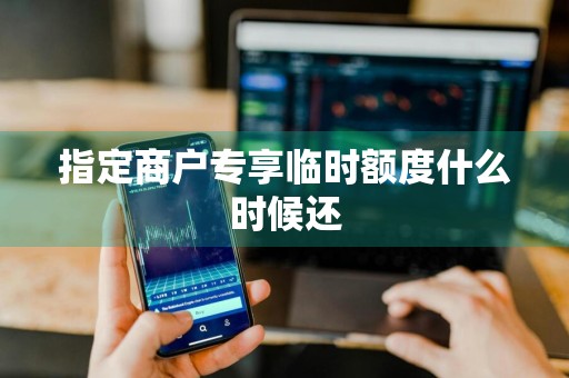 指定商户专享临时额度什么时候还