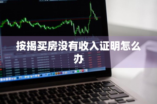 按揭买房没有收入证明怎么办