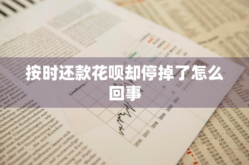 按时还款花呗却停掉了怎么回事