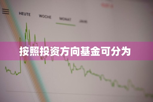按照投资方向基金可分为 