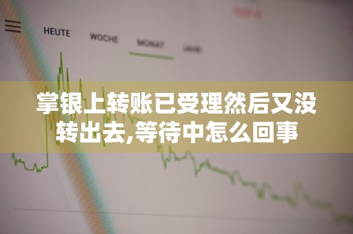 掌银上转账已受理然后又没转出去,等待中怎么回事