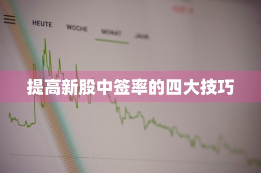 提高新股中签率的四大技巧