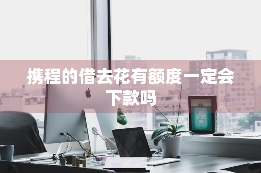 携程的借去花有额度一定会下款吗