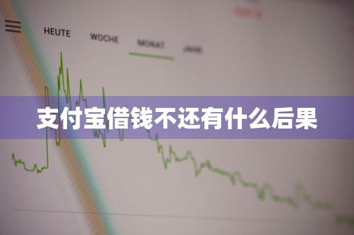 支付宝借钱不还有什么后果