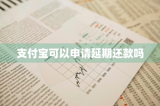 支付宝可以申请延期还款吗