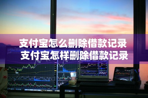 支付宝怎么删除借款记录 支付宝怎样删除借款记录