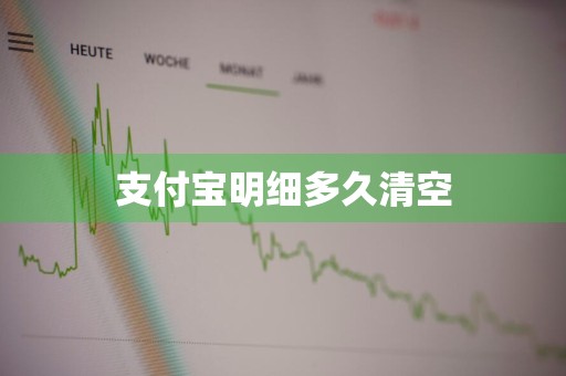 支付宝明细多久清空
