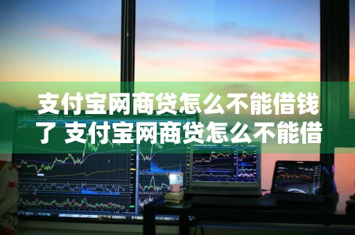 支付宝网商贷怎么不能借钱了 支付宝网商贷怎么不能借钱了呢