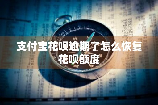 支付宝花呗逾期了怎么恢复花呗额度