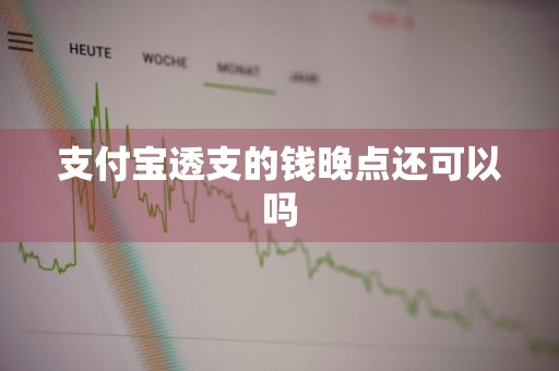 支付宝透支的钱晚点还可以吗