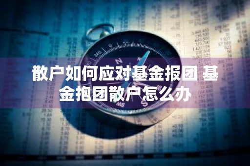 散户如何应对基金报团 基金抱团散户怎么办