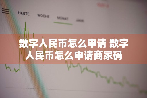 数字人民币怎么申请 数字人民币怎么申请商家码