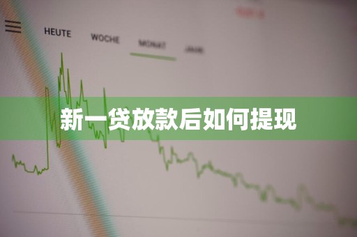 新一贷放款后如何提现