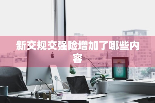 新交规交强险增加了哪些内容
