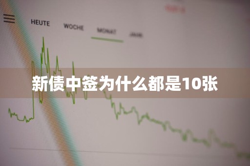 新债中签为什么都是10张