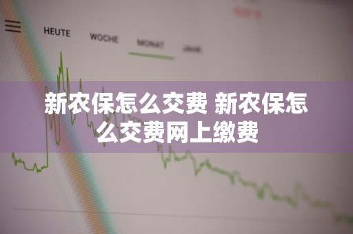 新农保怎么交费 新农保怎么交费网上缴费