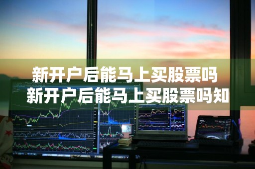 新开户后能马上买股票吗 新开户后能马上买股票吗知乎