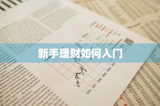 新手理财如何入门
