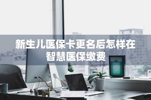 新生儿医保卡更名后怎样在智慧医保缴费