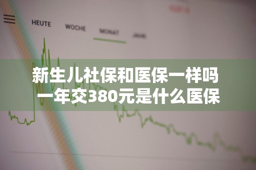新生儿社保和医保一样吗 一年交380元是什么医保