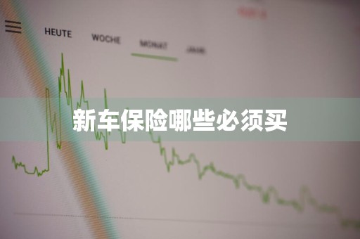 新车保险哪些必须买