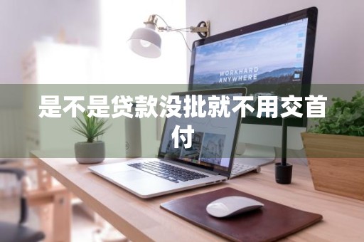 是不是贷款没批就不用交首付