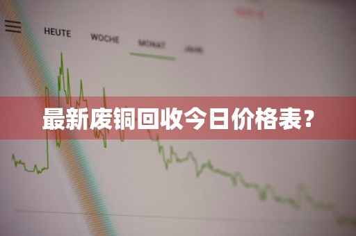 最新废铜回收今日价格表？