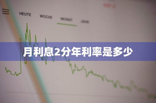 月利息2分年利率是多少