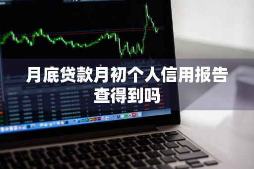 月底贷款月初个人信用报告查得到吗