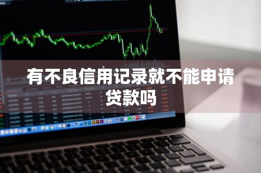 有不良信用记录就不能申请贷款吗