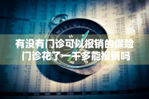 有没有门诊可以报销的保险 门诊花了一千多能报销吗