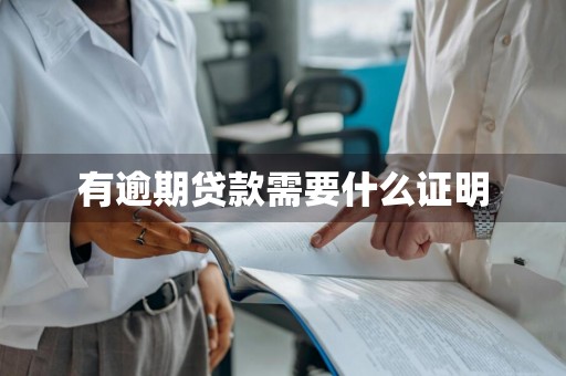 有逾期贷款需要什么证明