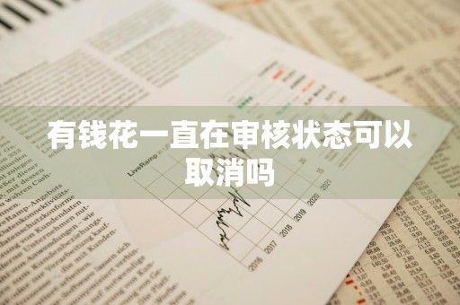 有钱花一直在审核状态可以取消吗