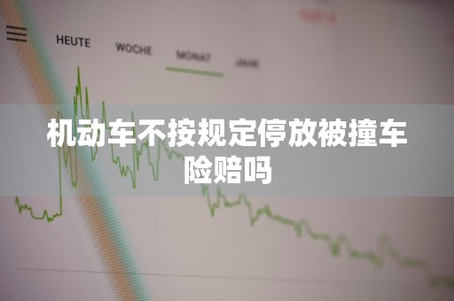 机动车不按规定停放被撞车险赔吗