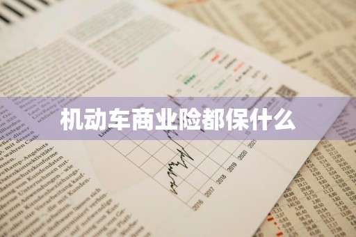 机动车商业险都保什么