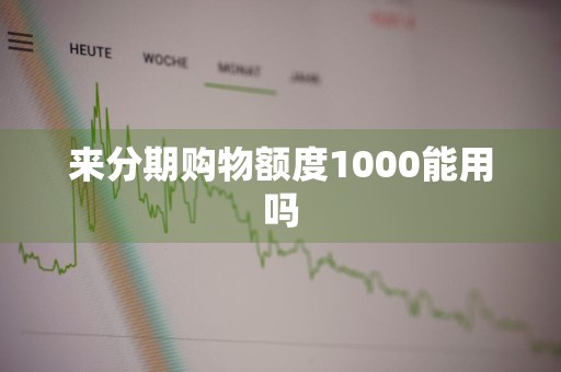 来分期购物额度1000能用吗