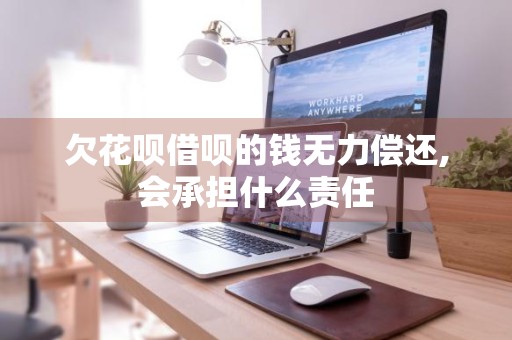 欠花呗借呗的钱无力偿还,会承担什么责任