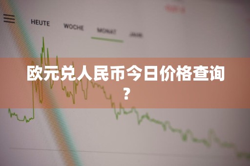 欧元兑人民币今日价格查询？
