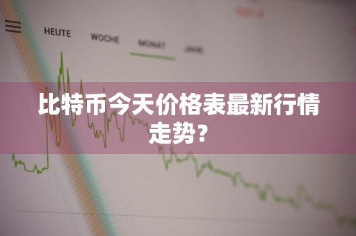 比特币今天价格表最新行情走势？